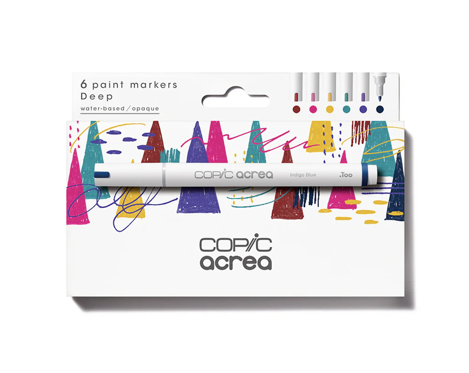 Copic Acrea Paint Marker - Deep ( 6 Color Set) — Violeta Ink